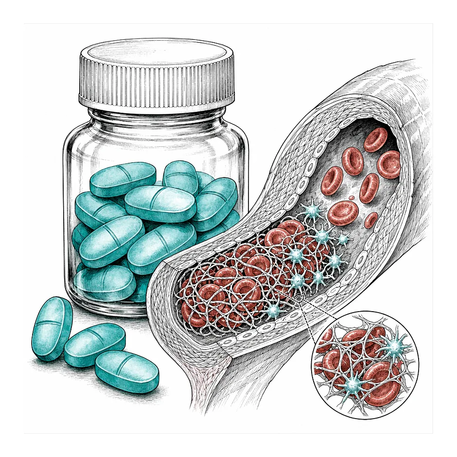 راهنمای استفاده از قرص روکین برای پیشگیری از لخته شدن خون
