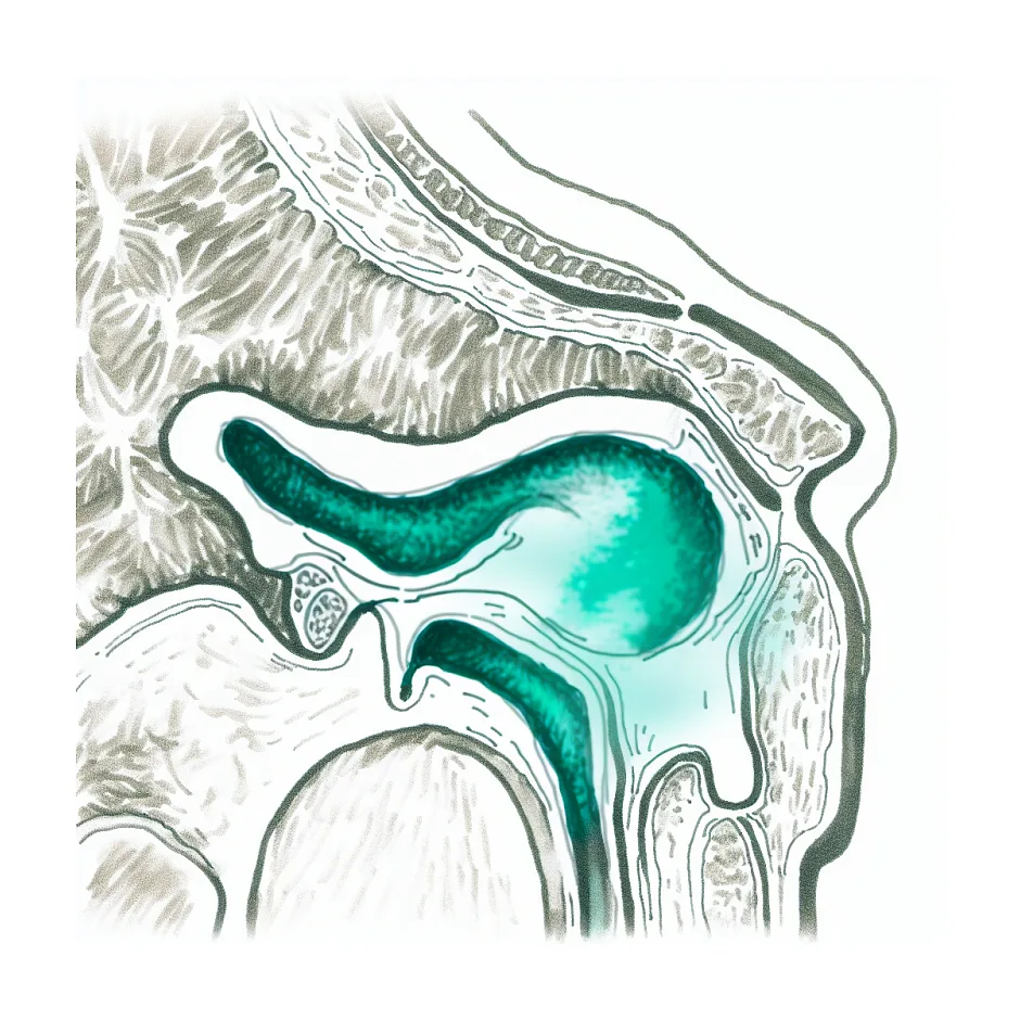 گرفتگی یک‌طرفه بینی راست یک ماهه — علل و راهکار