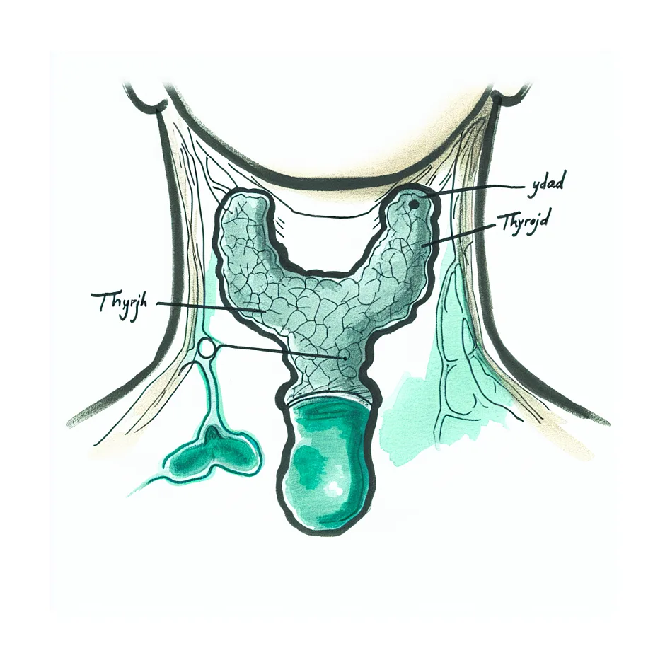 سایز نرمال لنف نودهای گردن و اطراف تیروئید