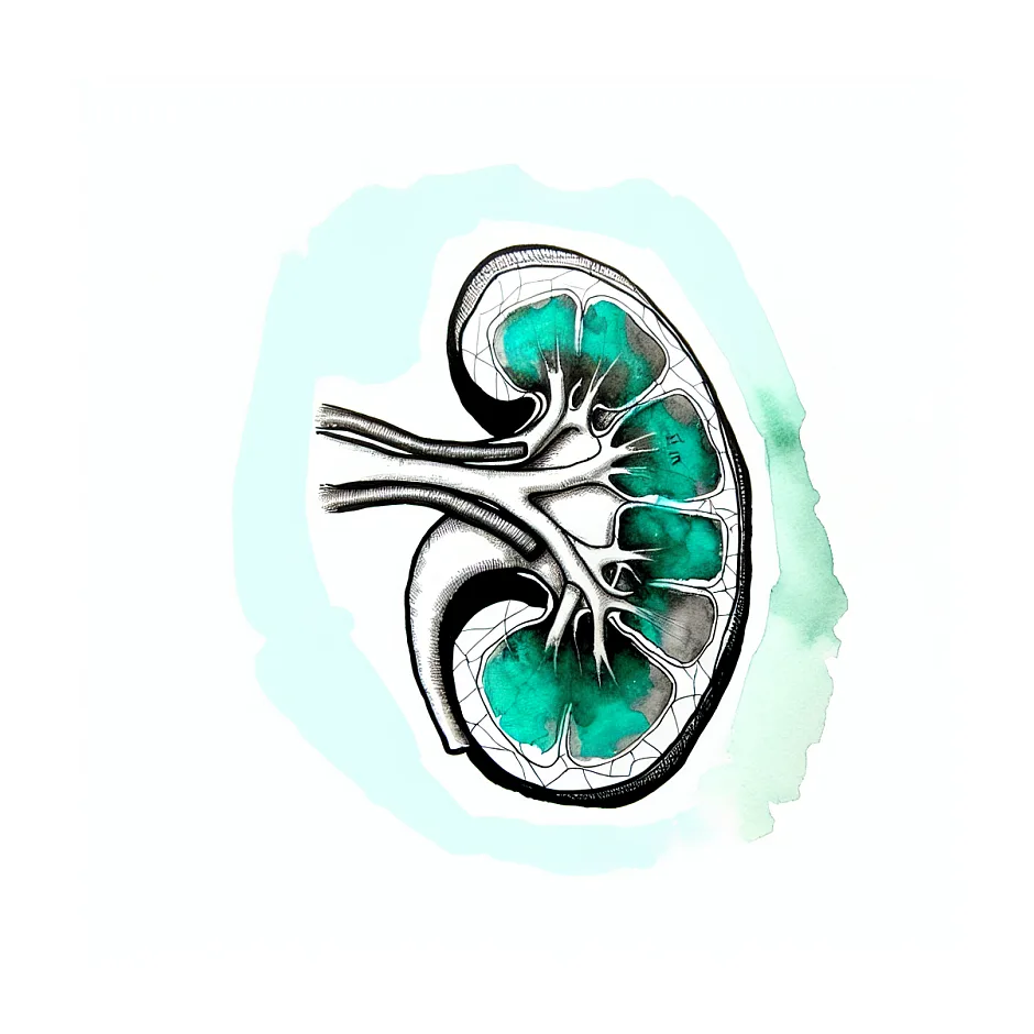 تشخیص کانون اکوژن در کلیه راست و درمان آن