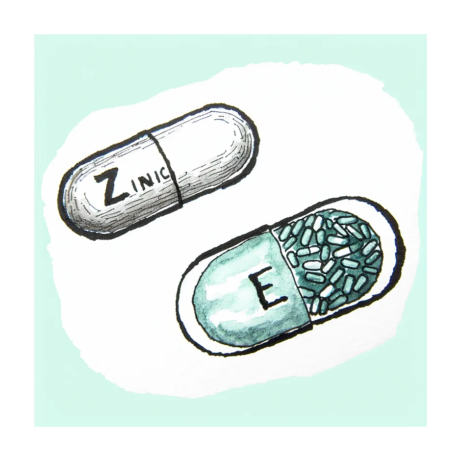 تداخل زینک و ویتامین E — آیا مشکل‌سازند؟