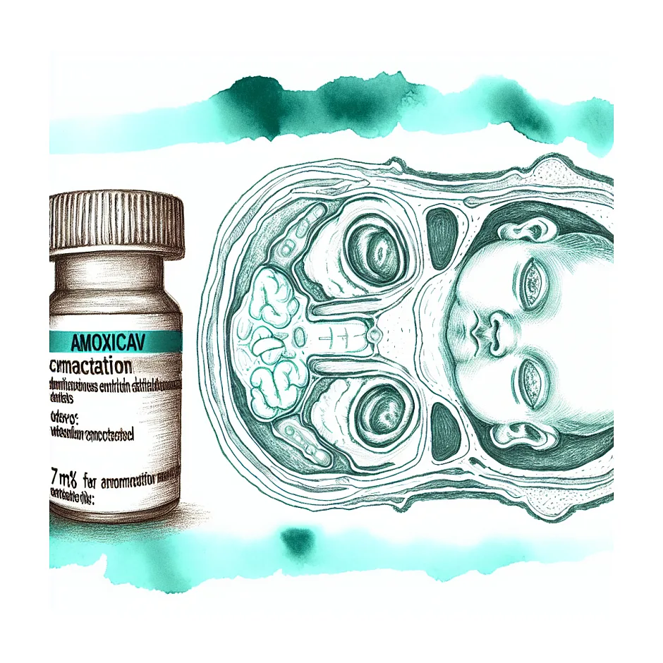 دوز آموکسی‌کلاو ۲۲۸ برای شیرخوار ۷ ماهه و عوارض