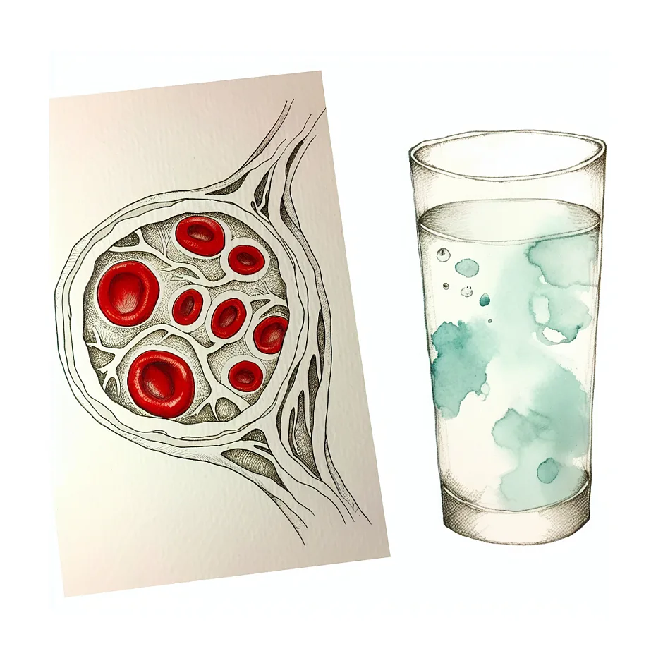 تاثیر نوشیدن آب بر هموگلوبین و غلظت خون