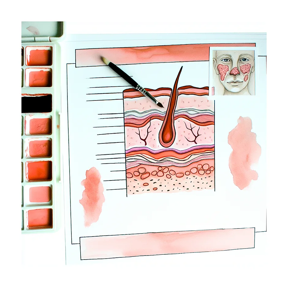 درمان قرمزی و گودی جای خال صورت