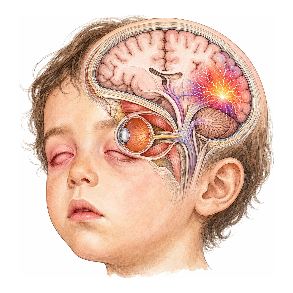 دلیل خیره ماندن چشم بی پاسخی به محیط اطراف و صرع در کودکی چیست؟