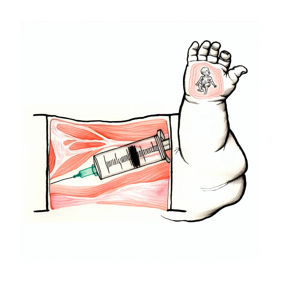 یک روز زودتر زدن واکسن ۴ ماهگی نوزاد