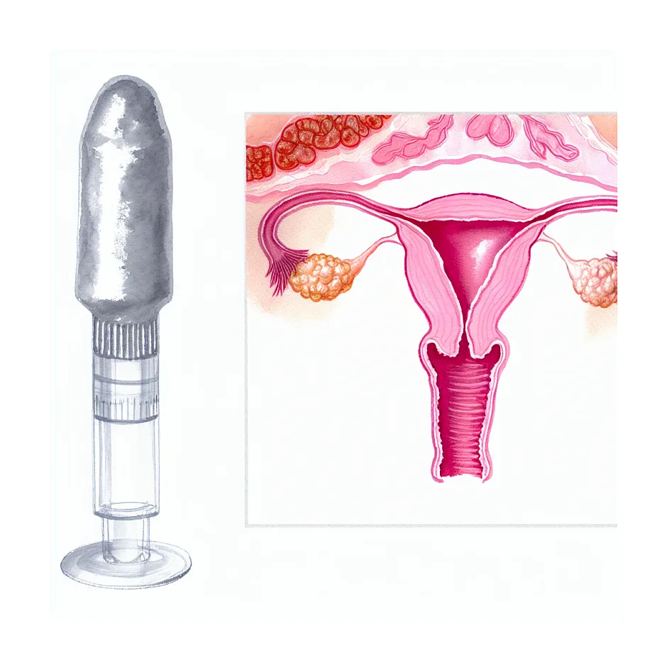 استفاده از شیاف پروژسترون پس از انتقال جنین آی وی اف