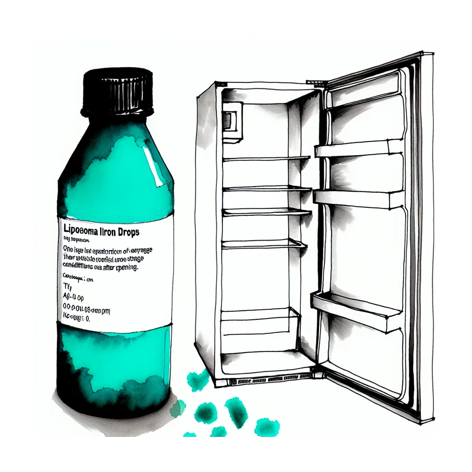 نحوه نگهداری قطره آهن لیپوزوفر بعد از باز شدن