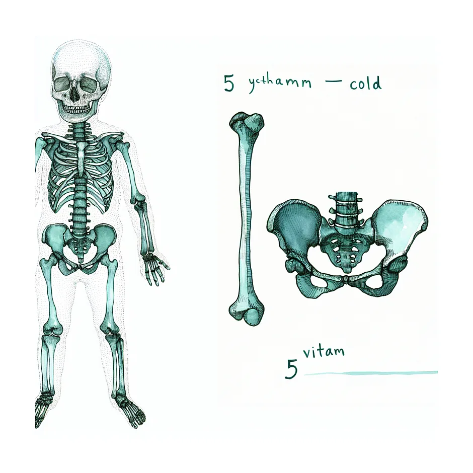 مقدار مناسب ویتامین دی برای کودک ۵ ساله
