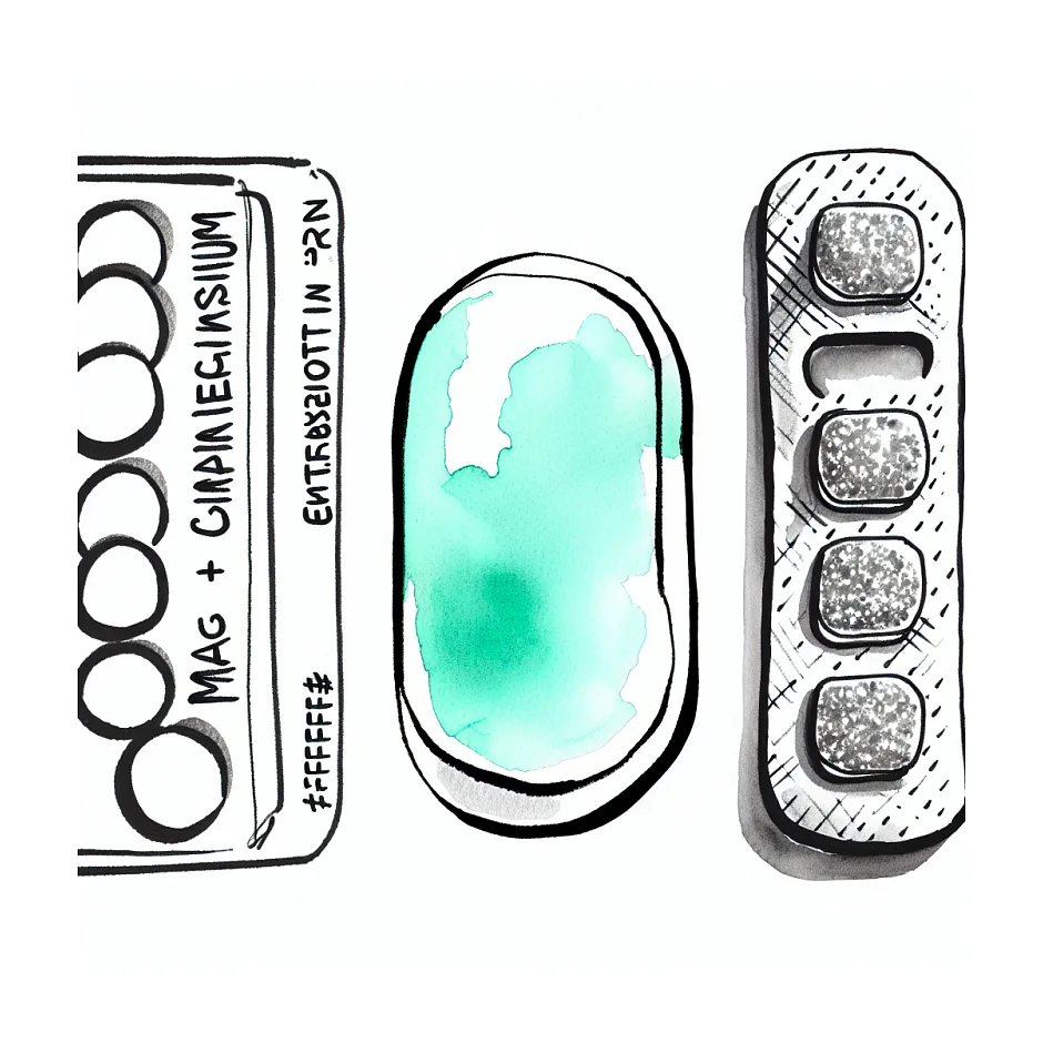 تداخل منیزیم و کروم با قرص آهن