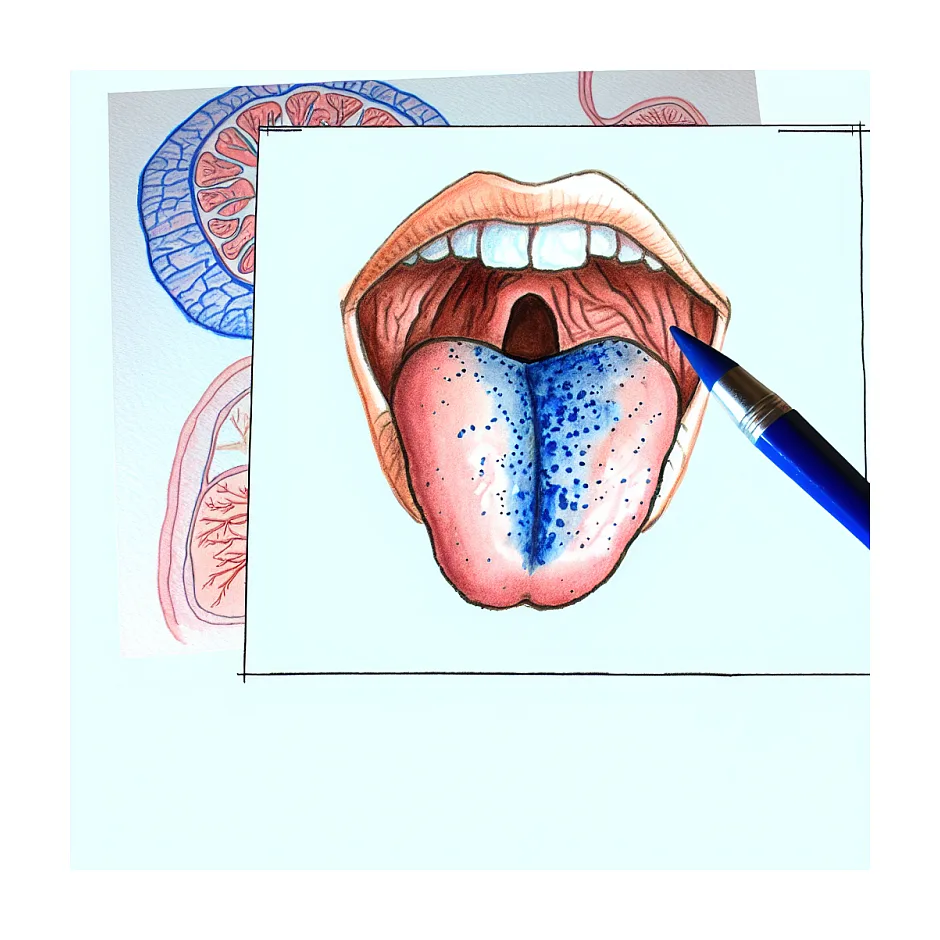 علت کبود شدن زبان و تهوع و بی‌حالی