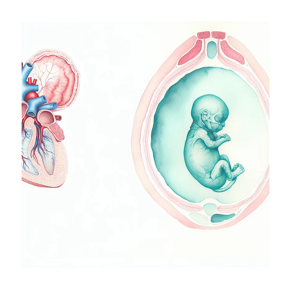 عدم تشکیل قلب جنین در ۹ هفتگی و امکان ادامه رشد