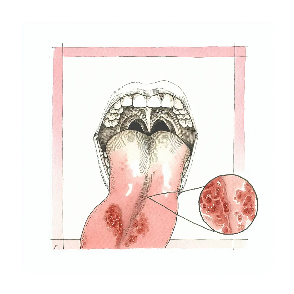 جوش‌ انتهای زبان؛ پاپیلا یا مشکل خطرناک؟