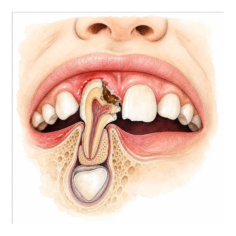 دندان شیری شکسته کودک یک‌ساله — چه کار کنیم؟