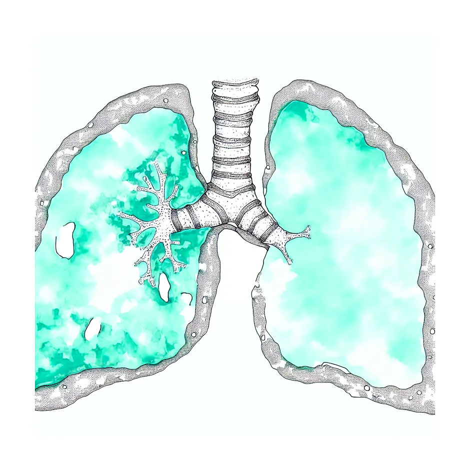 درمان چسبندگی ریه و سرفه‌های شدید مادر