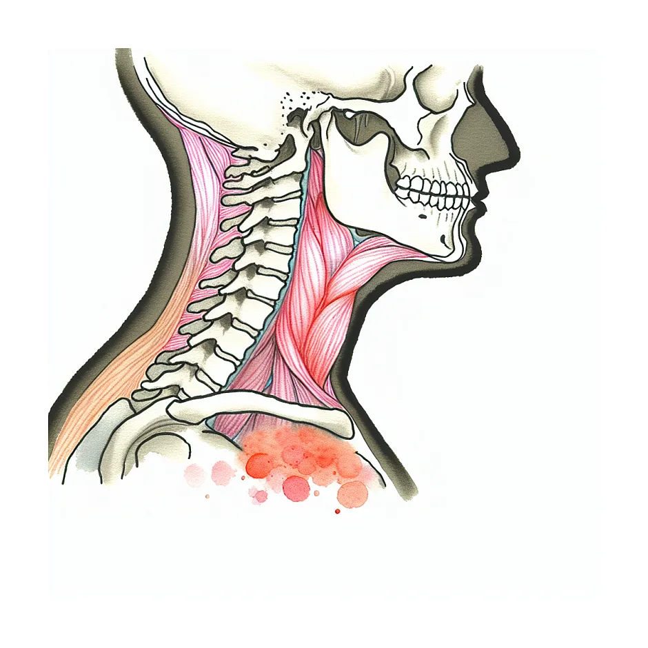 درد و ورم پشت گردن به اندازه گردو، نشانه چیست؟