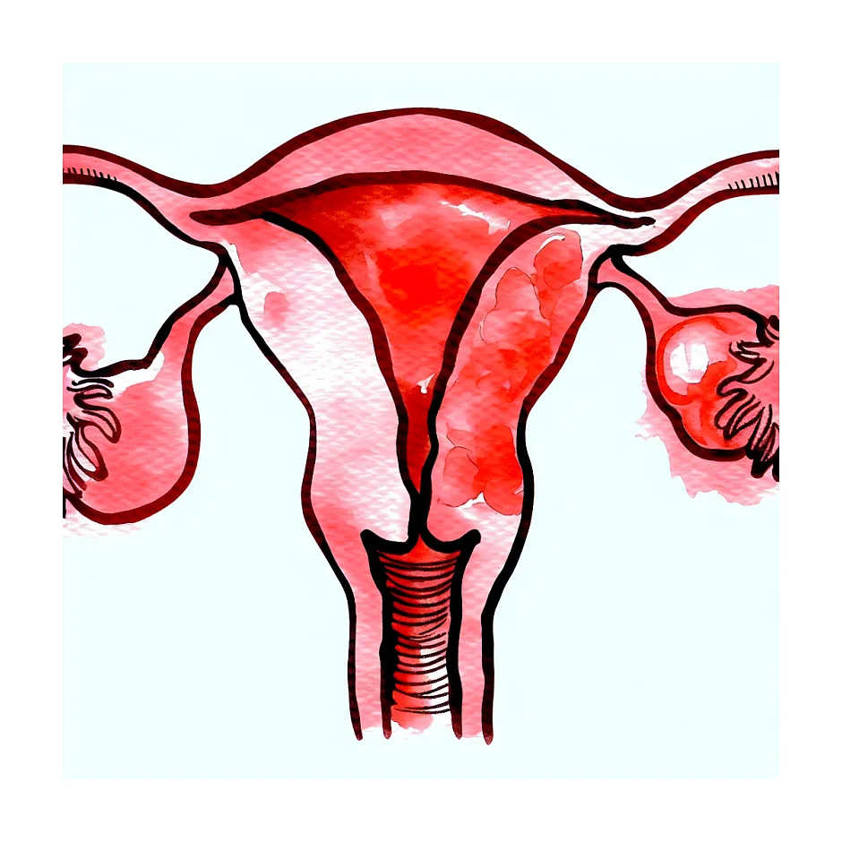 ضخامت آندومتر ۵ میلی‌متر در روز ۱۳ سیکل قاعدگی