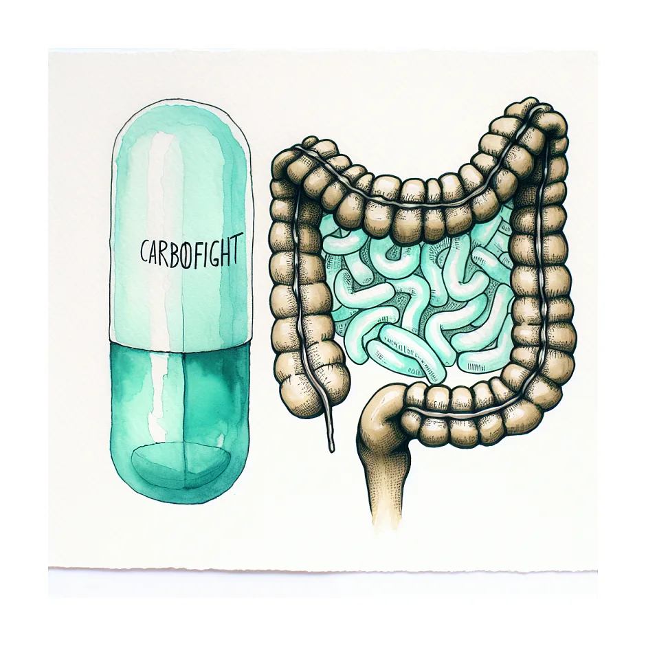 اثر قرص کربوفایت بر جذب کربوهیدرات و لاغری