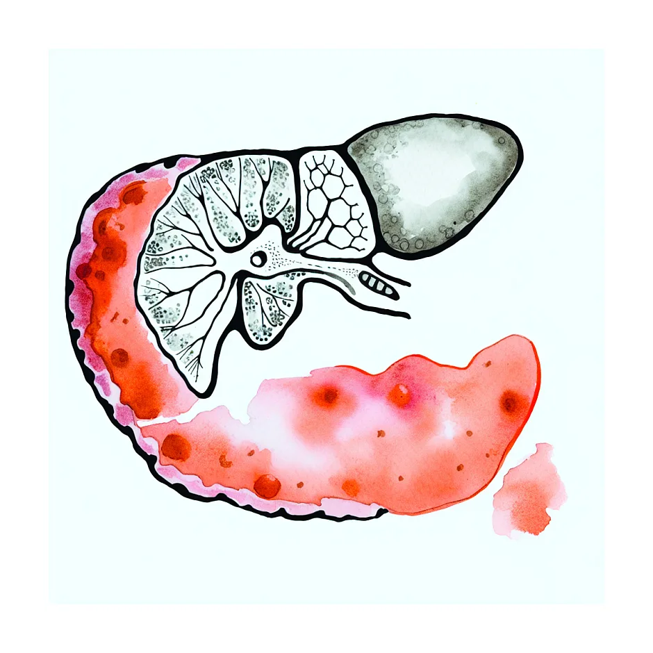 بزرگ شدن کبد و طحال در کودک دو ساله