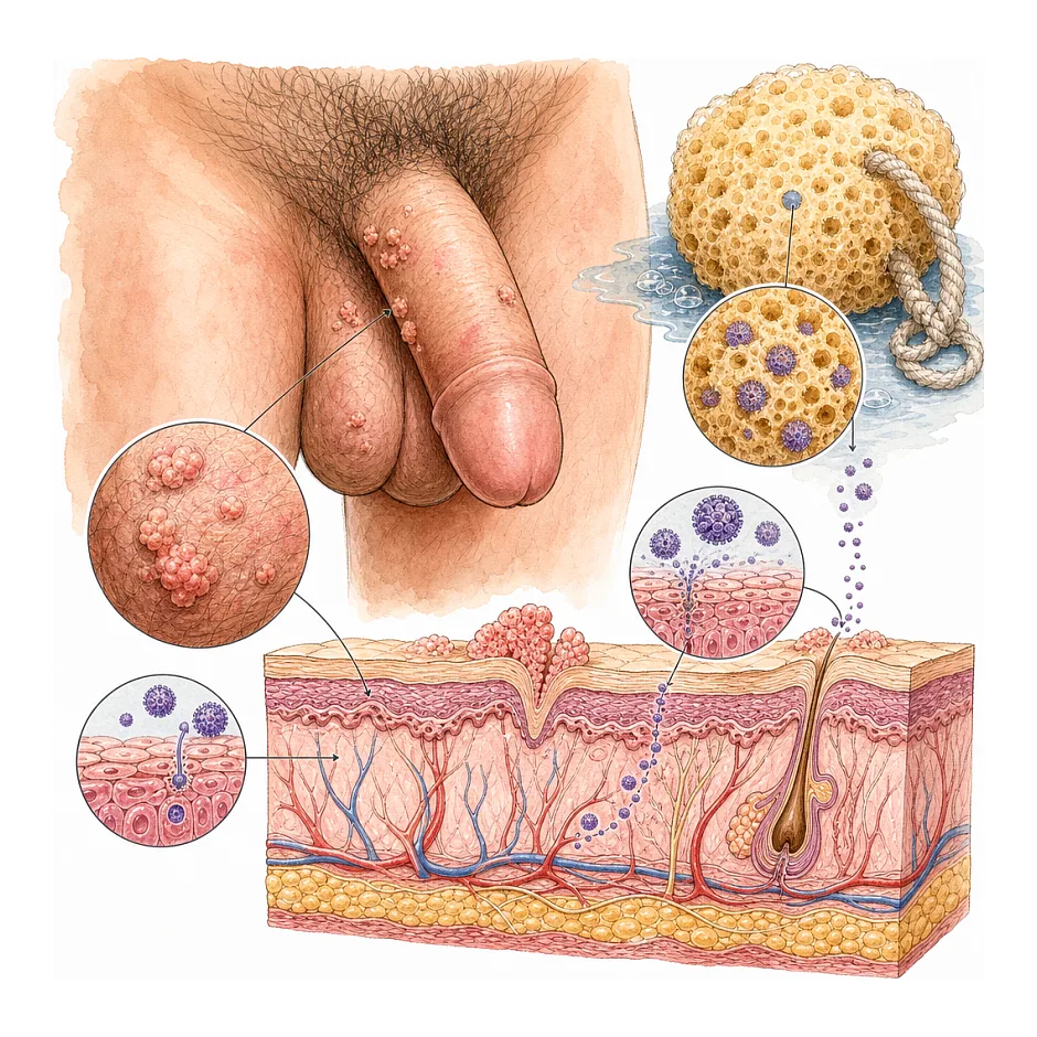آیا HPV از طریق لیف حمام منتقل می‌شود؟