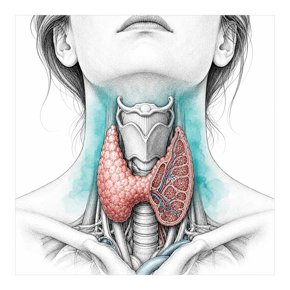 تاثیر کم‌کاری تیروئید بر گردن درد و بلع