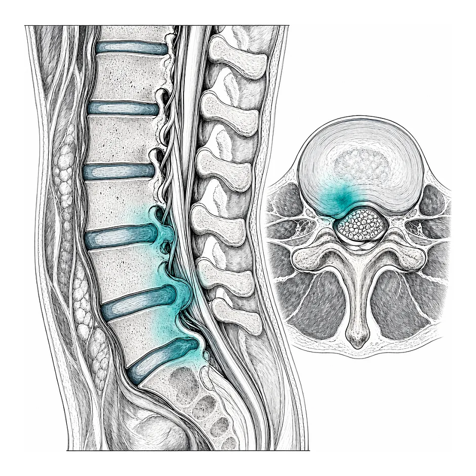 بررسی MRI کمر: عدم تشخیص مشکل در نتایج ام‌آرآی