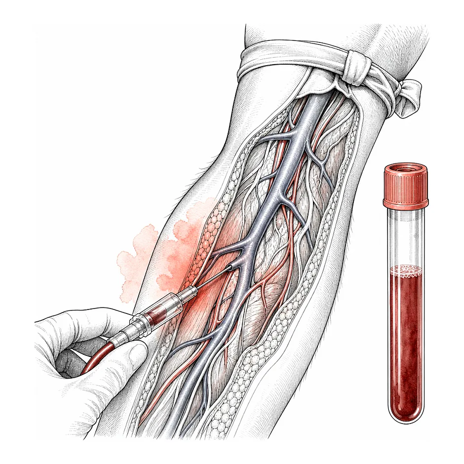 آزمایشات لازم برای احتمال needlestick چه چیست؟