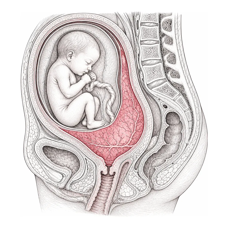 راهنمایی برای بارداری با جفت خلفی Placenta Previa در هفته ۱۸