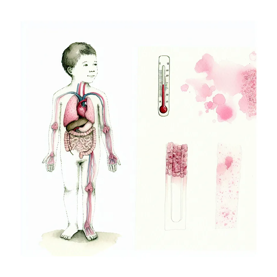 دمای ۳۴ درجه در کودک پس از آنفلوآنزا — چه باید کرد