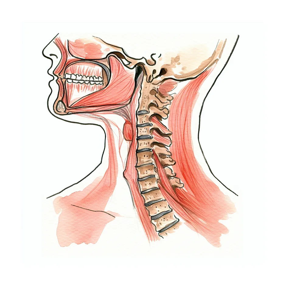 علت درد زیر گلو و مشکل باز کردن دهان