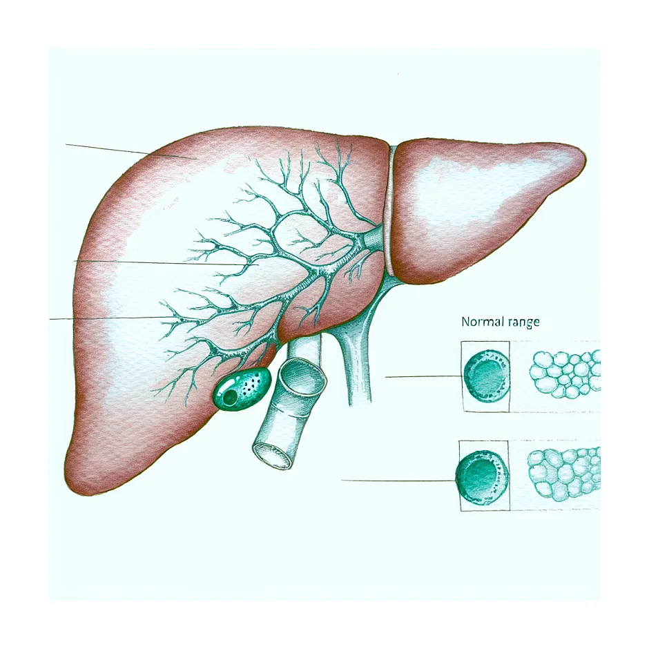 محدوده نرمال آنزیم‌های کبدی در آزمایش خون