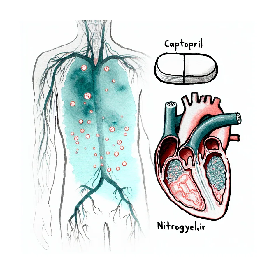 تفاوت کاپتوپریل و نیتروگلیسرین زیرزبانی