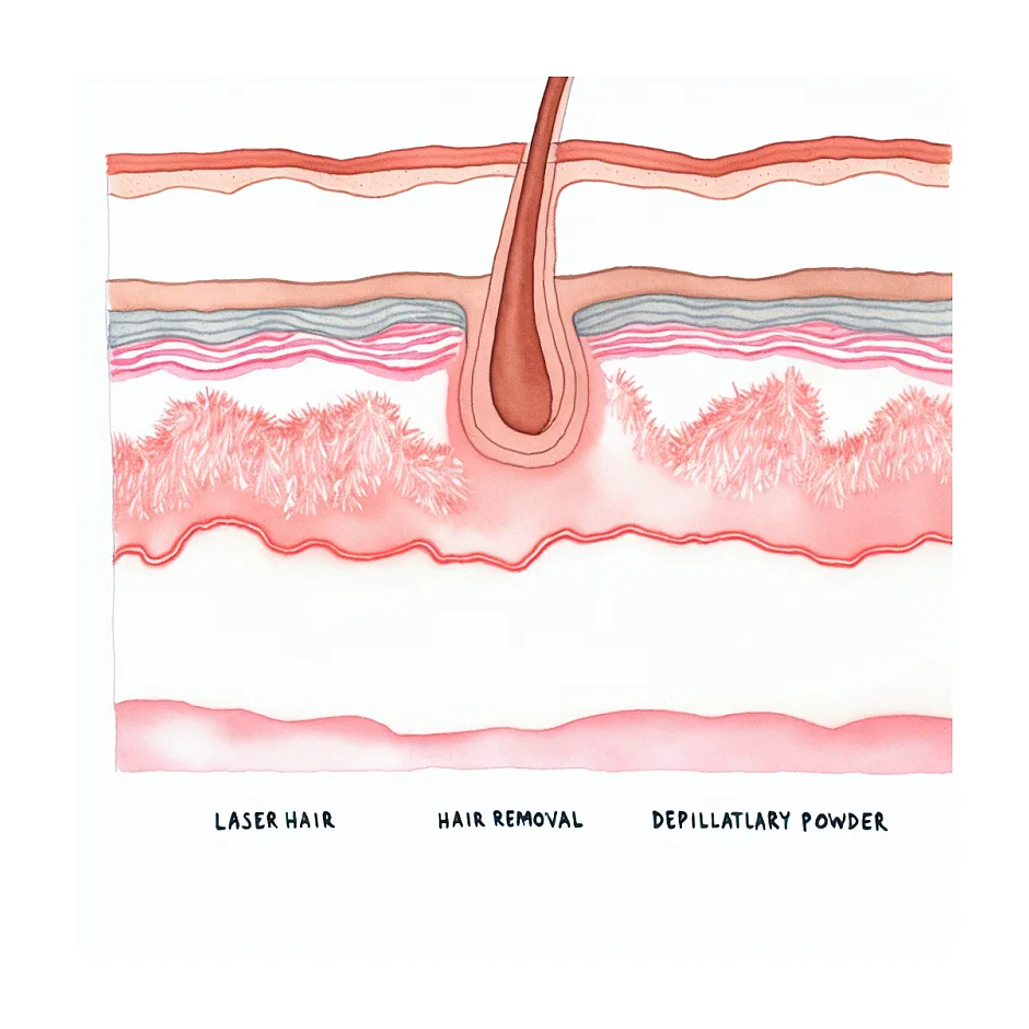 استفاده از پودر موبر بین جلسات لیزر