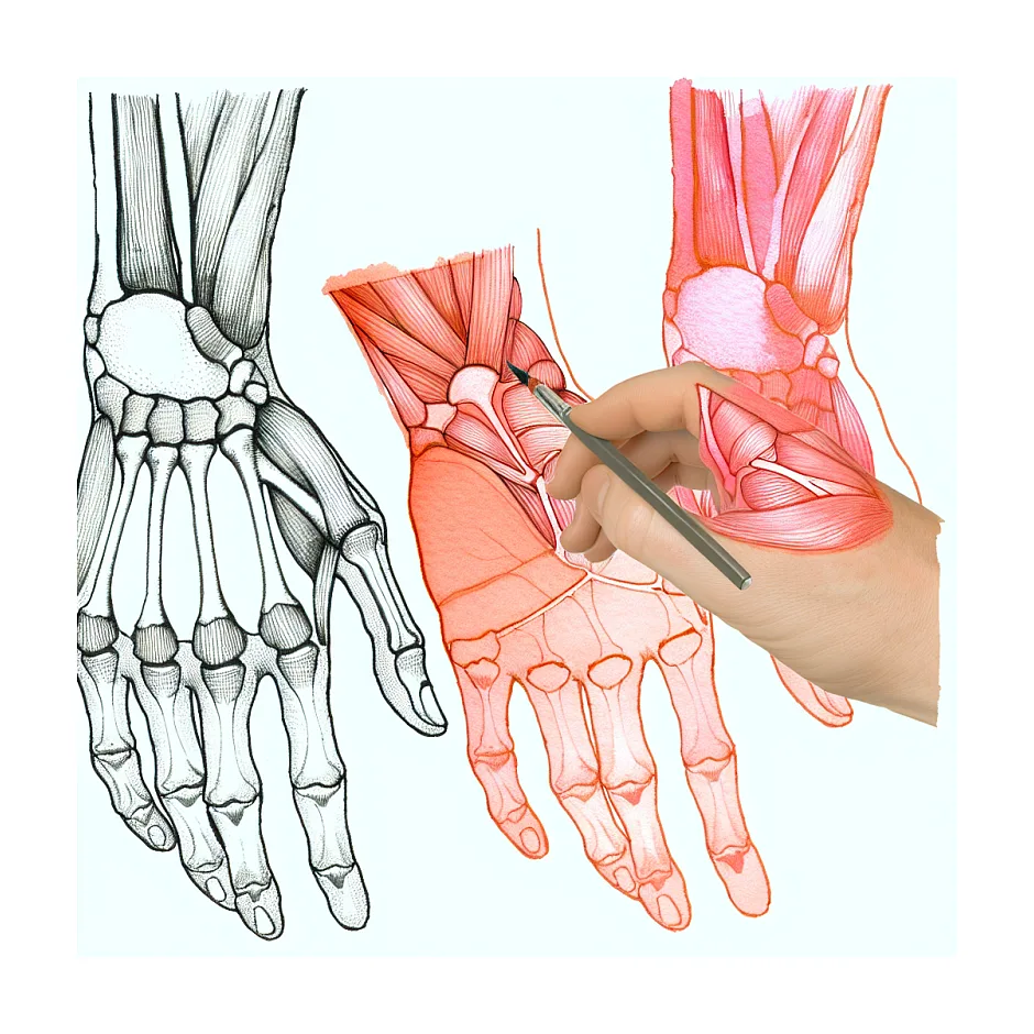 درد در هنگام درآوردن پین از مچ دست