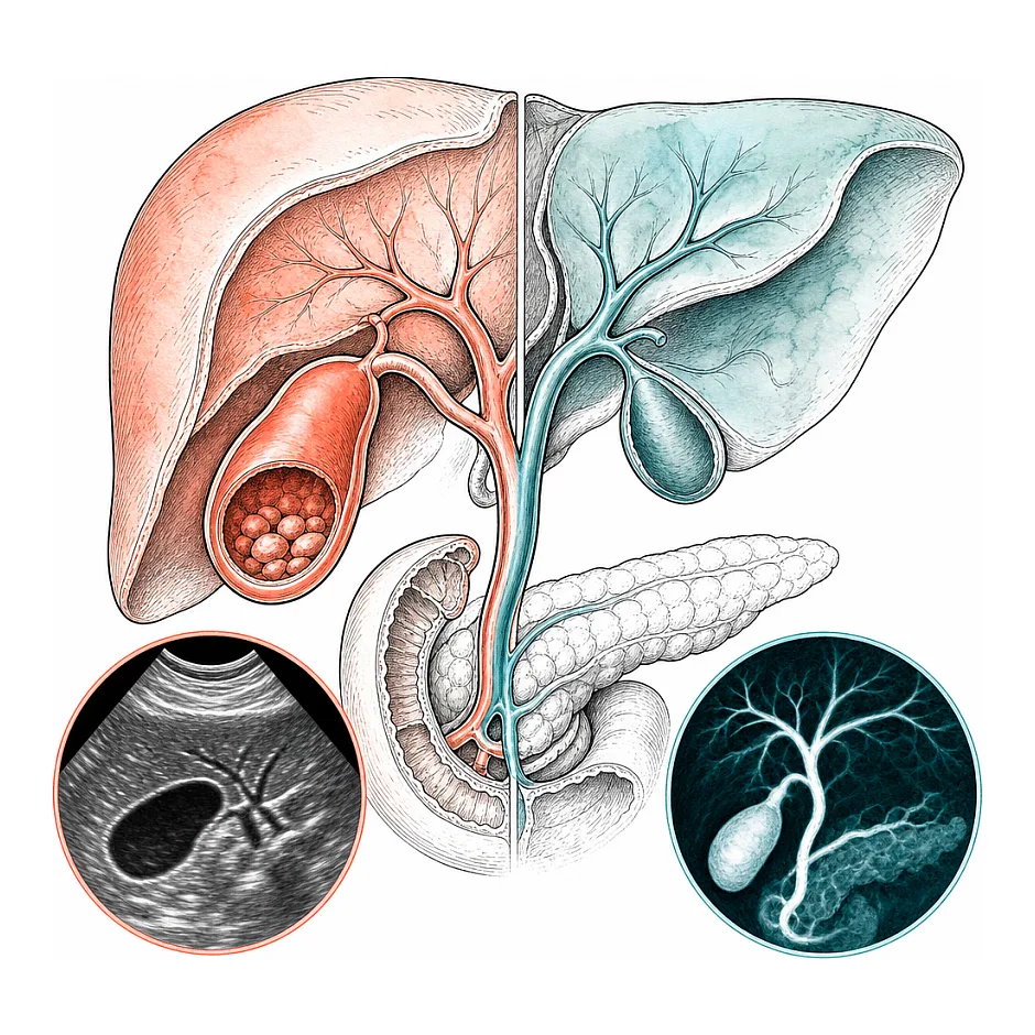 سونو یا MRCP - یا سونو؟ مقایسه و استفاده