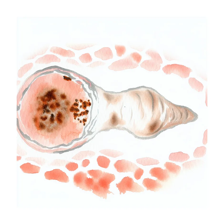 لکه قهوه‌ای زیر سینه ناشی از عرق‌سوزی — درمان
