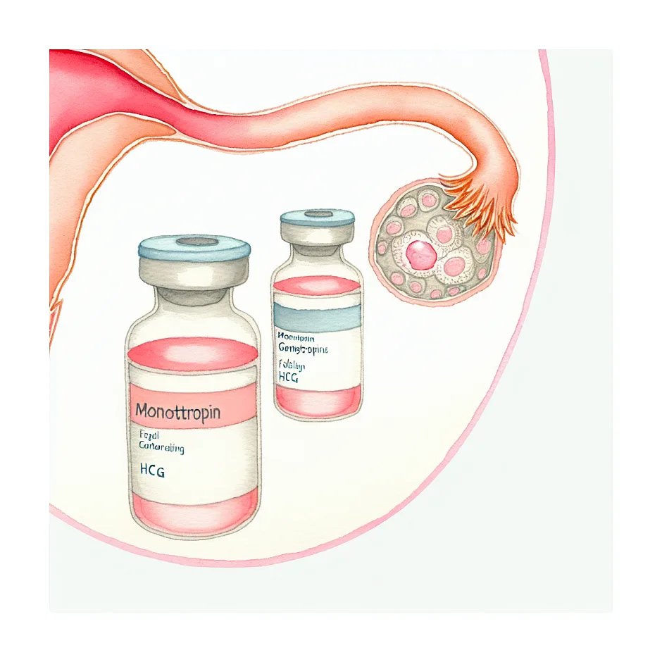 تفاوت آمپول منوتروپین با HCG در درمان ناباروری