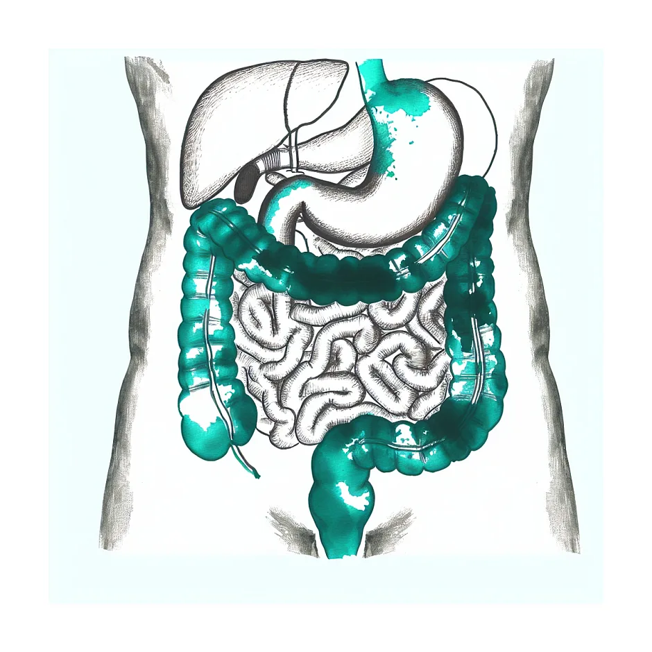 درد پهلو و زیر شکم همراه با نفخ و کاهش وزن