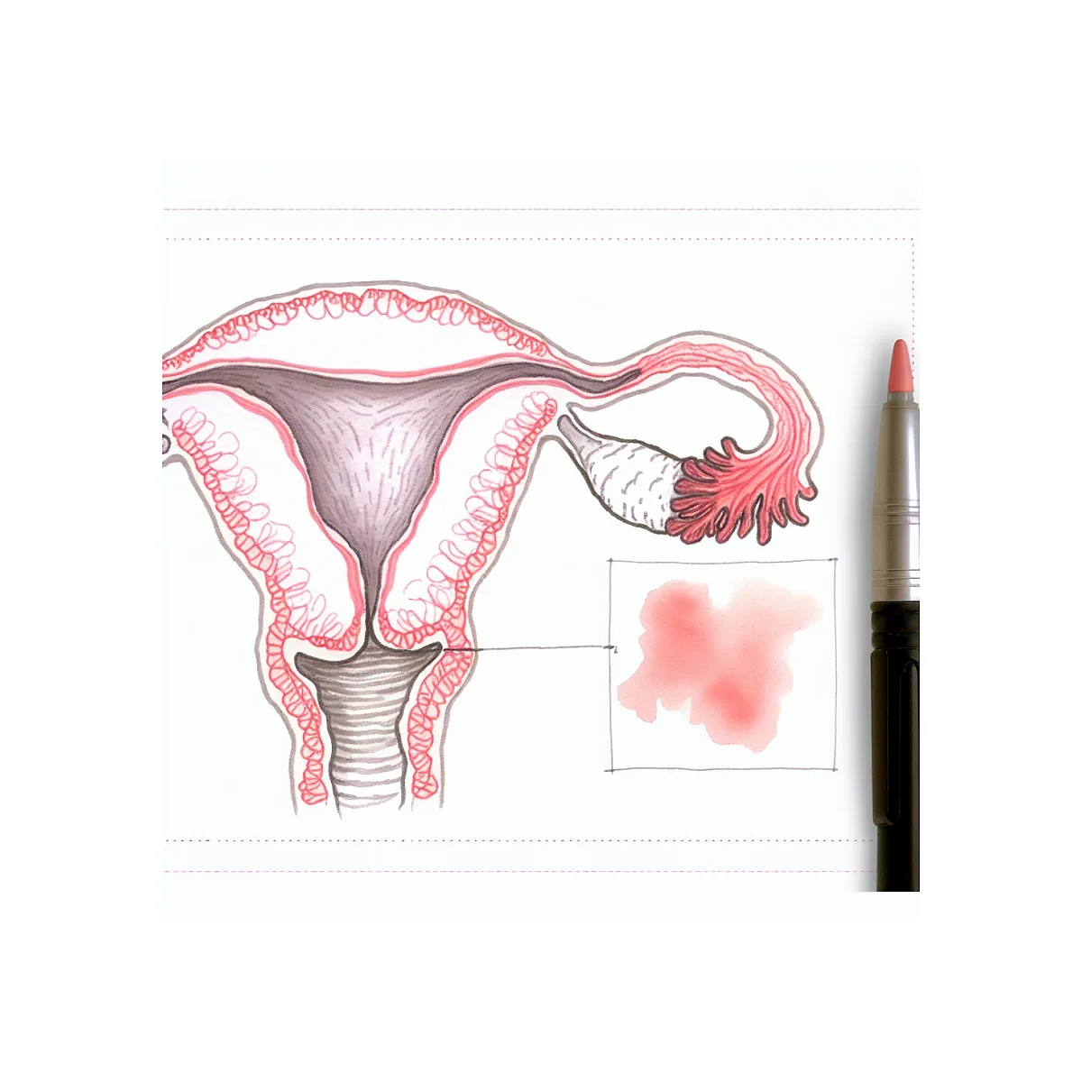 ضخامت اندومتر ۱۰ در روز یازدهم پریود؛ نگران باشم؟