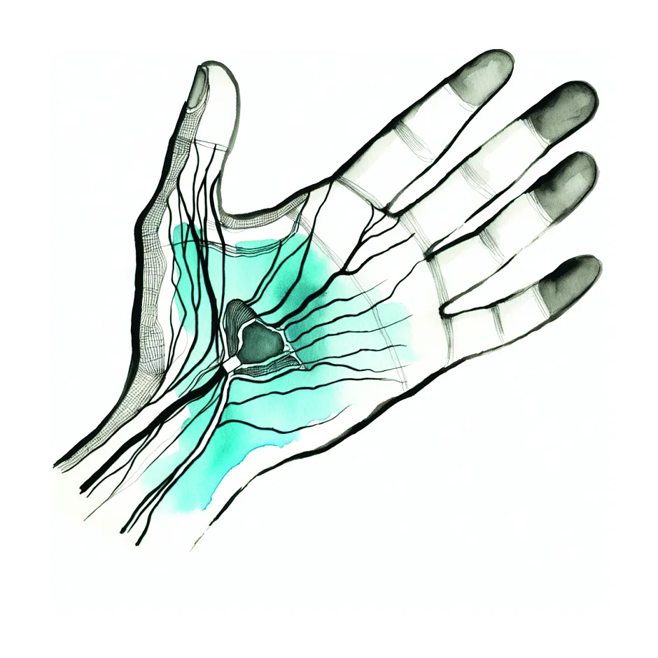 علت احساس برق گرفتگی در نوک انگشتان دست راست