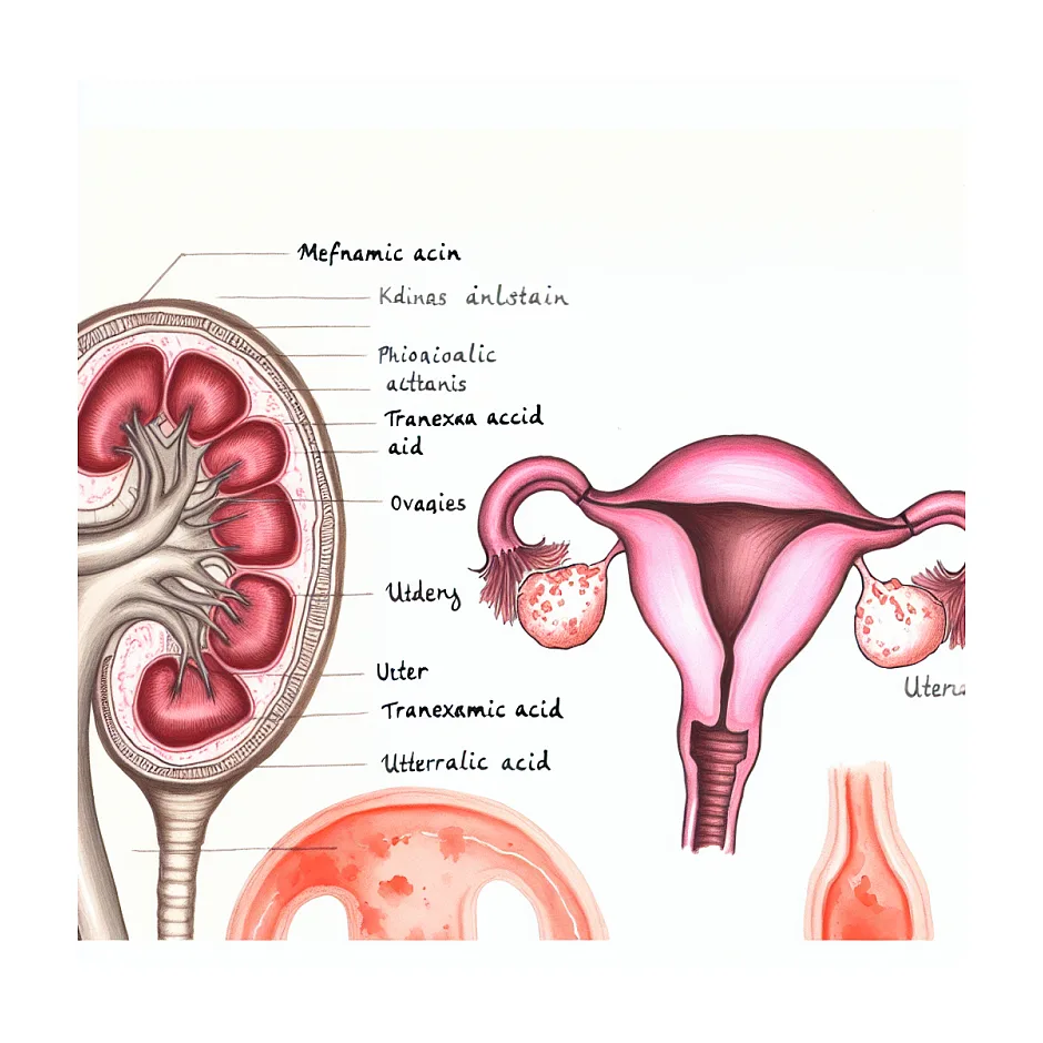 حد مجاز مصرف مفنامیک اسید و ترانگزامیک اسید در یک روز
