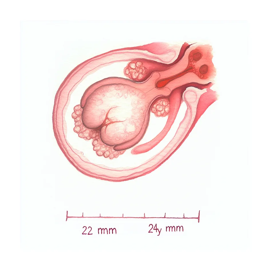 اندازه فولیکول ۲۲ و ۲۴ در روز ۱۲ و شانس بارداری