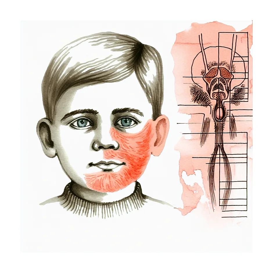 رویش سبیل و موهای تیره در پسر ۶ ساله، طبیعی است؟