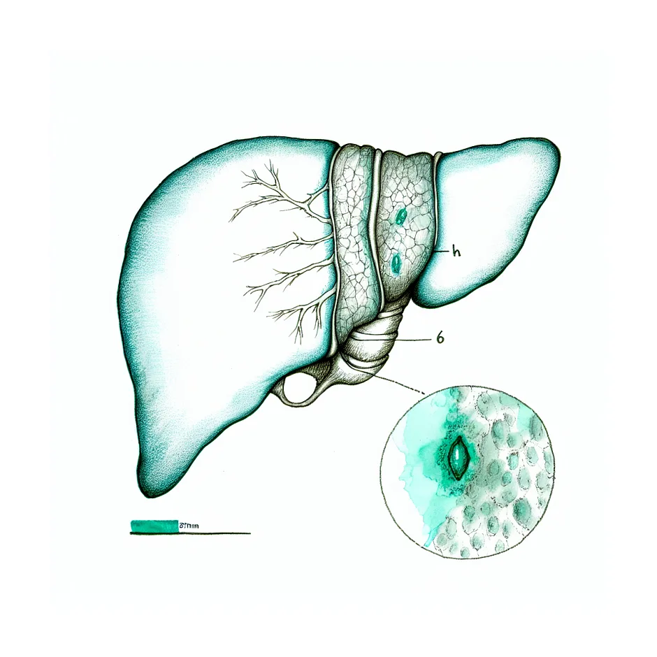 ضایعه هیپواکو در سگمان ۶ کبد؛ آیا خطرناک است؟