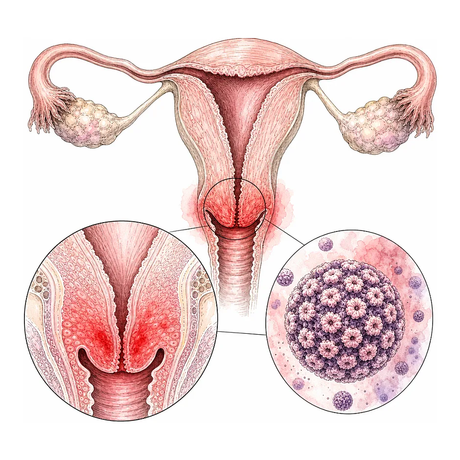 ارتباط سرویسیت و HPV: آیا یک رابطه وجود دارد؟
