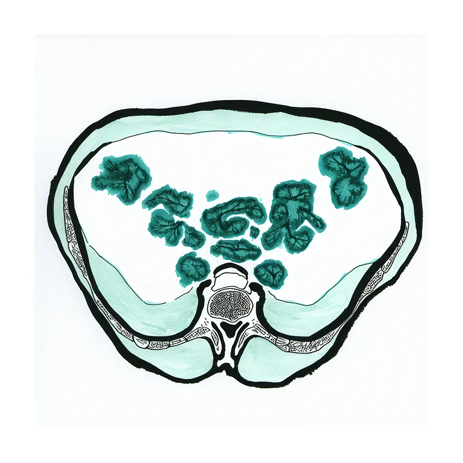 دیده شدن لنف نود مزانتر در سی تی اسکن؛ نگران باشیم؟