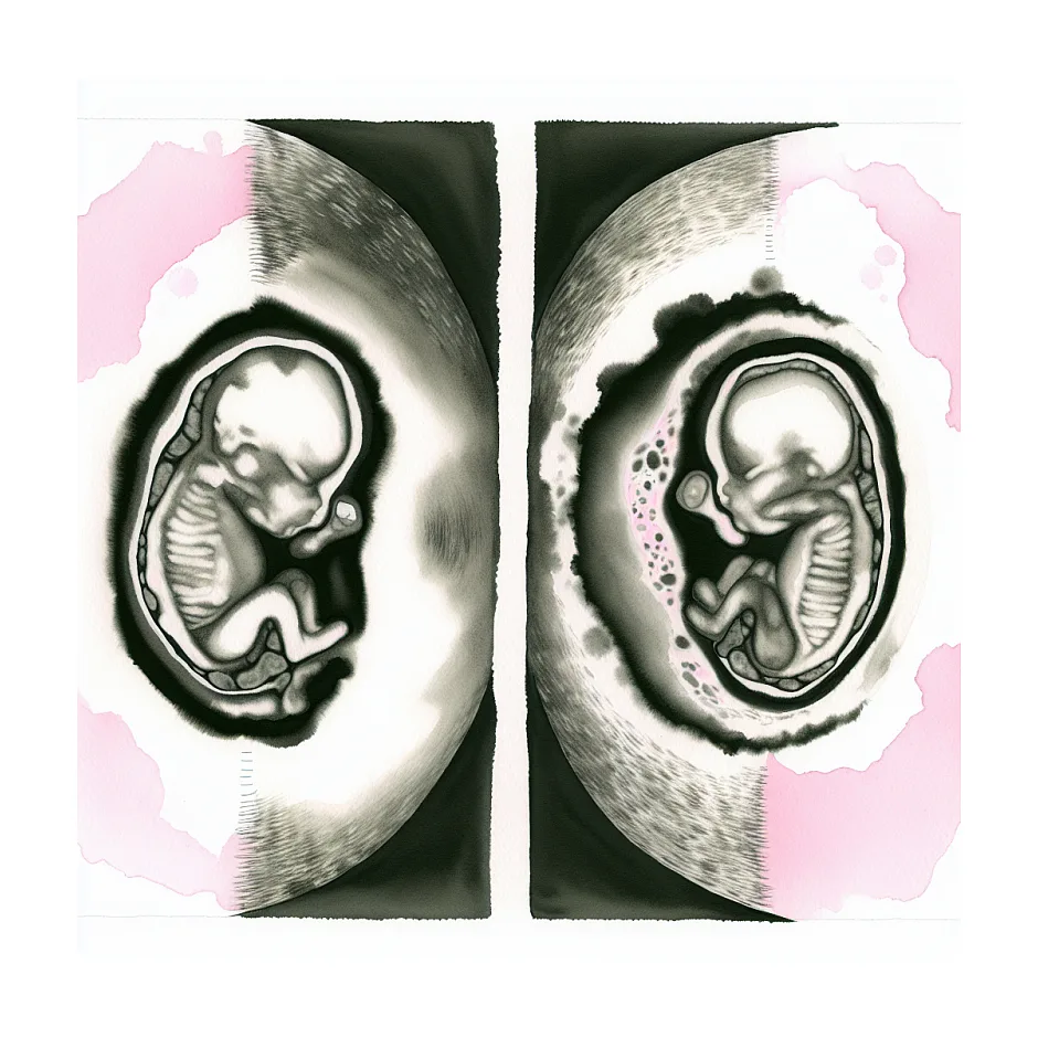 اختلاف جنسیت در سونوگرافی ۱۰ و ۱۲ هفته