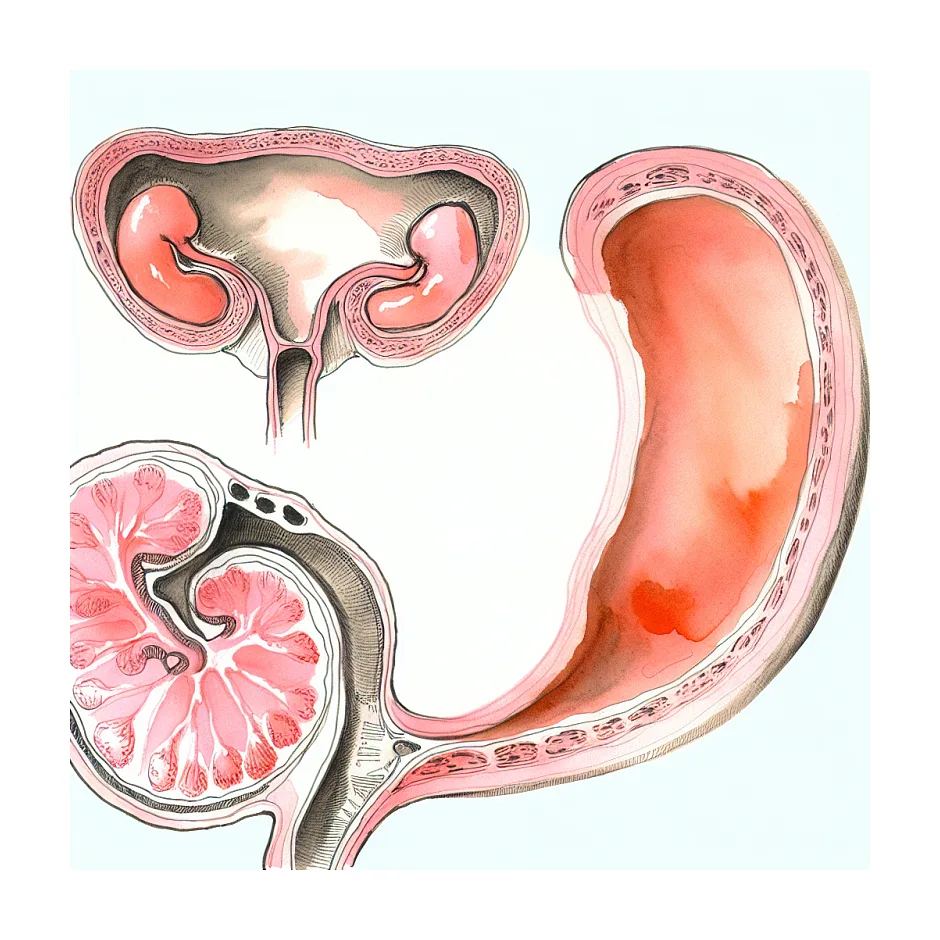 علت درد سمت راست مثانه و احساس تورم رگ