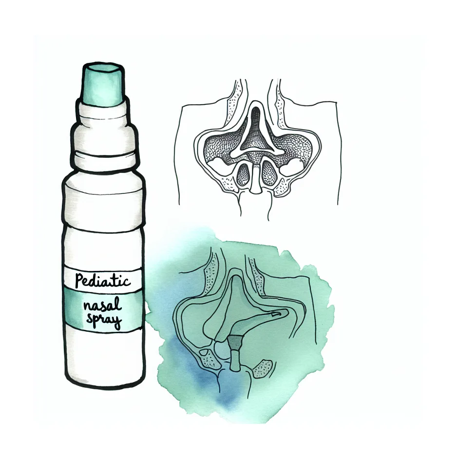 مقدار مصرف اسپری بینی نورمونیکس برای نوزاد و کودک