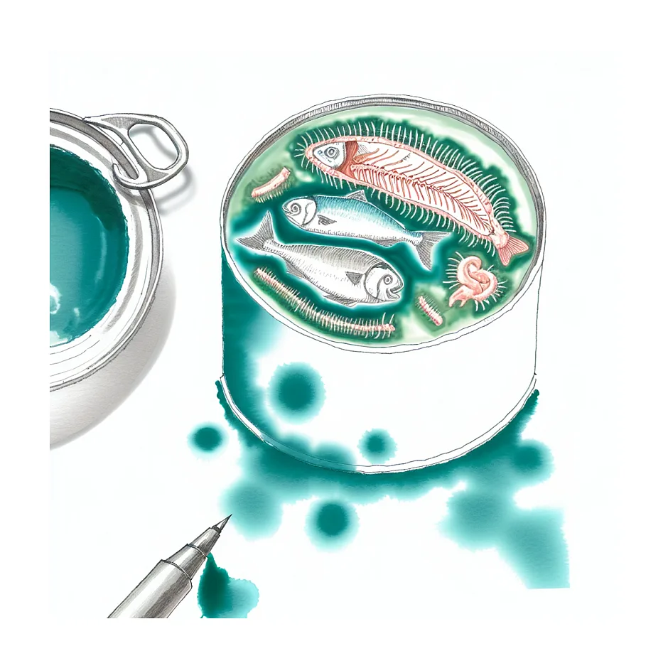 مصرف دوباره کنسرو ماهی جوشانده شده از روز قبل